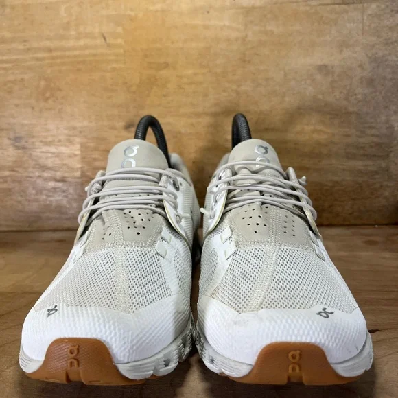 On Cloud REFLECTIVE Womens Size 7.5 Running Shoes Sneakers White Sand Gum - Picture 2 of 11